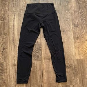 Lululemon align high-waisted black leggings size 6